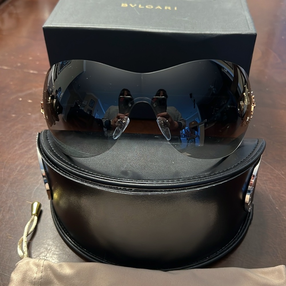 Bvlgari crystal sunglasses 6064-B - Picture 2 of 7